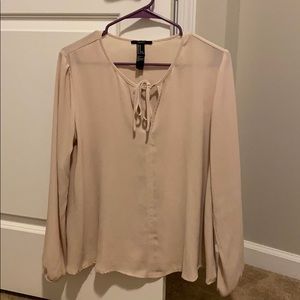 Forever 21 blush pink blouse